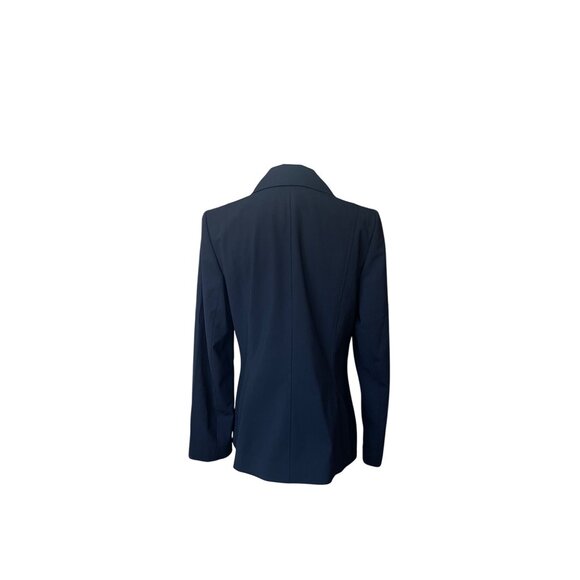 Lafayette 148 Womens Blazer 8 Knit Virgin Wool Fitted Office Minimalist Preppy - Picture 6 of 9